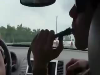 Hard up Babes Eat shaft In Car