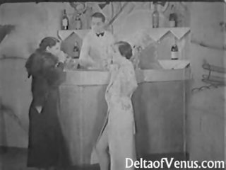 Authentic Vintage dirty film 1930s - FFM Threesome