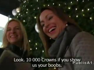 Sisters sharing penis in public for cash