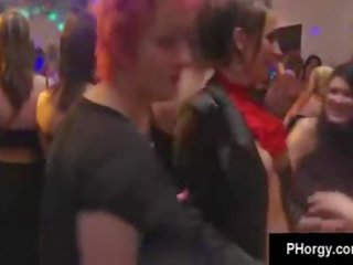 Horny lesbian strumpet eats random blonde skanks pussy while a chubby brunette freak holds her go into