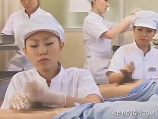 Japanese Nurse Slurping Cum Out Of randy phallus